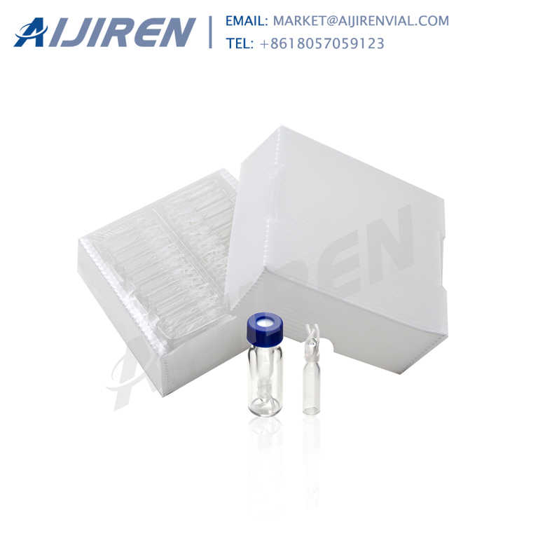 Laboratory analytical 250ul spring bottom vial insert for 